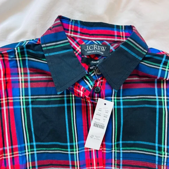 J.Crew Garçon Classic Shirt in Stewart Tartan Cotton Poplin - Picture 7 of 7